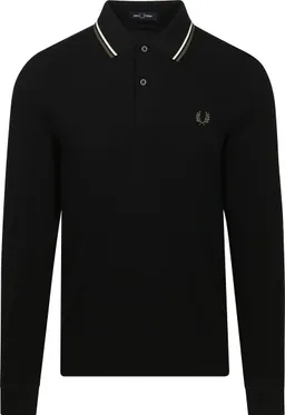 Fred Perry Fred Perry Langarm-Poloshirt Schwarz W54 - Größe S – Produktbild 1 von 1