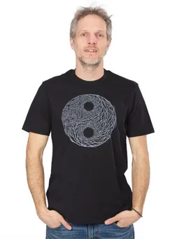 Life-Tree Life-Tree Organic Fairwear Shirt Men "YinYang" – Produktbild 1 von 1