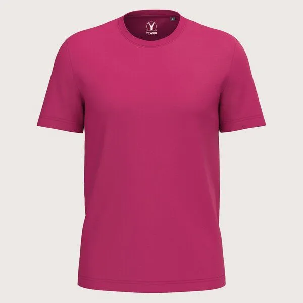 YTWOO YTWOO Regular Herren T-Shirt Light, Fuchsia, – Produktbild 1 von 2