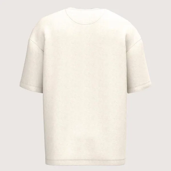 YTWOO YTWOO Oversize T-Shirt French Terry Ultraheavy, Ivory, – Produktbild 3 von 4