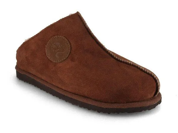 Lammbock Lammbock Lammfell Hausschuhe Lammbo Pantoffeln unisex, Braun, – Produktbild 1 von 3