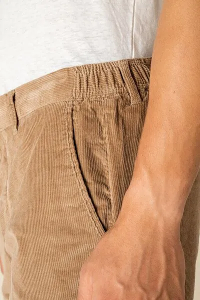 Kultgut Kultgut Fühl dich wohl - Cordhose soft / Bob, Braun (cognac), – Produktbild 4 von 4