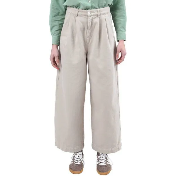Brava Fabrics Brava Fabrics Bundfalten-Hose, Ecru, – Produktbild 1 von 4