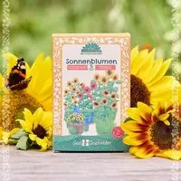 Die Stadtgärtner Die Stadtgärtner Saatgut-Set "Sonnenblumen" I Sonnenblumenen Samenmischung I Geschenk für Mama, Oma, Muttertagsgeschenk – Produktbild 1 von 1