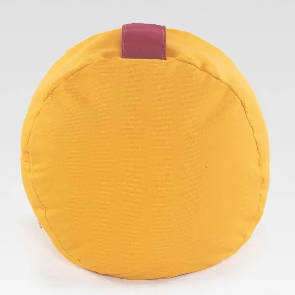 Oasia Manufaktur Oasia Manufaktur Meditationskissen, rund, Ocker, – Produktbild 4 von 6