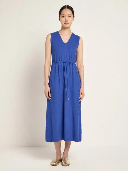 LANIUS LANIUS Maxikleid (GOTS) aus Bio-Baumwolle, Electric blue, – Produktbild 1 von 3