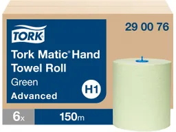 Tork Tork Matic Papierhandtücher "Advanced H1" 6 Rollen, grün – Produktbild 1 von 1