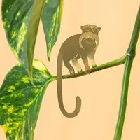 another studio another studio Plant Animal - Design Pflanzendekoration - Figuren aus Messing, Tamarin, – Produktbild 1 von 1