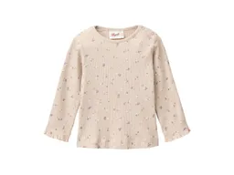 People Wear Organic People Wear Organic Langarm-Shirt kleine Blümchen sand Gr. 98/104 – Produktbild 1 von 1