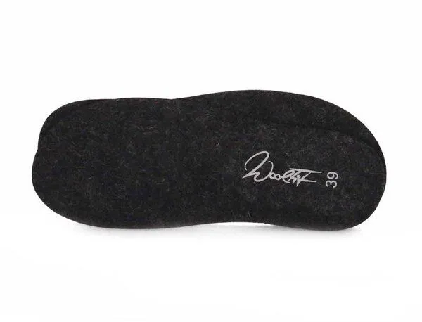 WoolFit WoolFit 3mm dünne Filz-Einlegesohlen 100% Wollfilz - mulesingfrei - für viele Schuhe geeignet, Dunkelgrau, – Produktbild 1 von 3