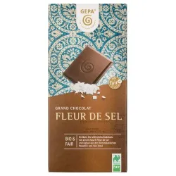 gepa Vollmilchschokolade mit Fleur de Sel – Produktbild 2 von 2