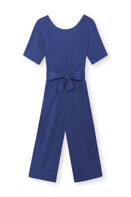 Lovjoi LOVJOI Damen vegan Jumpsuit Staine Halbarm Ozean – Produktbild 1 von 1