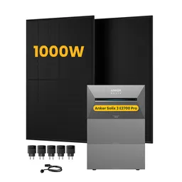Anker Anker SOLIX Solarbank 3 E2700 Pro, mit 2 x 500W Bifaziale Solarmodule, by Powerness - 8.1kWh / 5 x Smart Plug / Selbstabholung – Produktbild 1 von 1