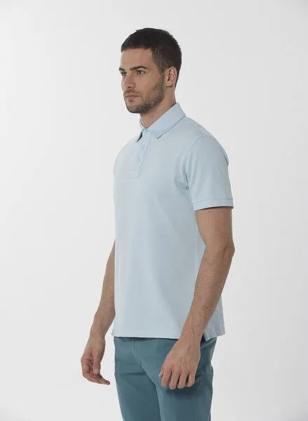 ORGANICATION ORGANICATION Poloshirt aus Bio-Baumwolle, Blau(blue), – Produktbild 4 von 4