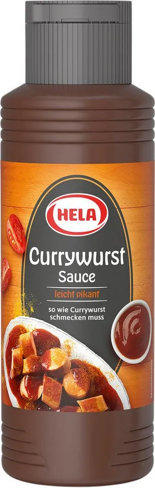 HELA Saucen, Hela Currywurst Sauce leicht pikante Würzsauce für Currywust 300ml – Produktbild 1 von 1