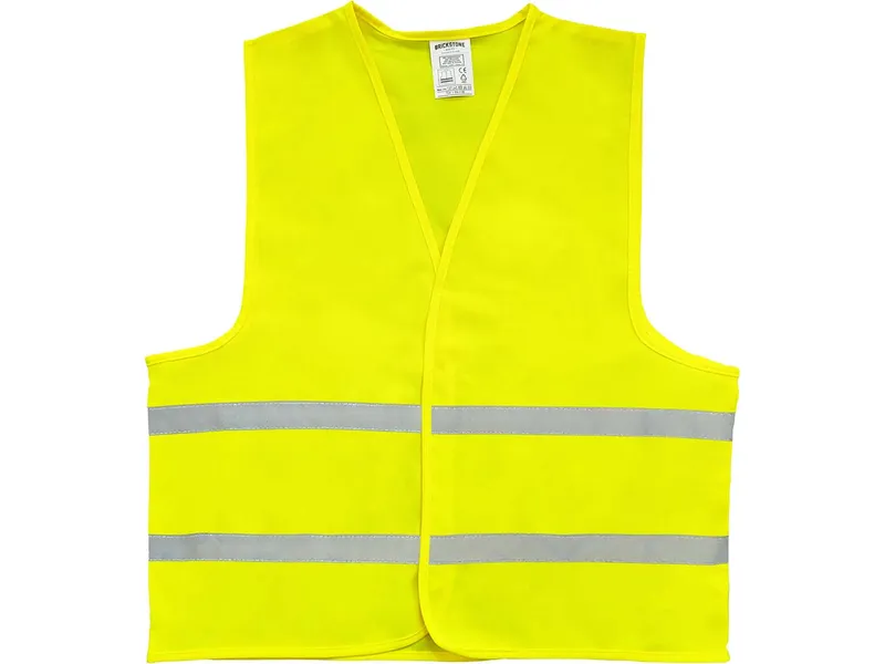Kinder-Sicherheitsweste aus Recycling-PET, 50 x 40 cm, 6-12-Jährige, gelb – Produktbild 1 von 1