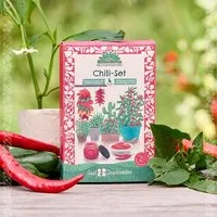 Die Stadtgärtner Die Stadtgärtner BIO-Saatgut-Set "Chili" I Geschenk Samenmischung für Papa, Opa I Vatertagsgeschenk I Geschenk für Gärtner und Gartenliebhaber – Produktbild 1 von 1