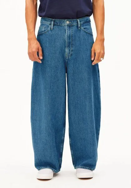 ARMEDANGELS ARMEDANGELS Kaavo Herren Baggy Jeans aus Leinenmix, Blue, – Produktbild 2 von 2