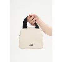 MELA Organizer Tasche klein SHAILA | von MELA | Fairtrade & GOTS zertifiziert, Greige / schwarz, – Produktbild 1 von 2