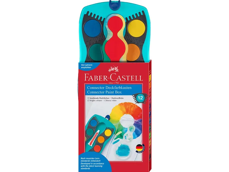Faber-Castell Faber-Castell Farbkasten "Connector" 12 Farben – Produktbild 2 von 3