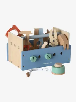 Vertbaudet Vertbaudet Spiel-Werkzeugkasten aus Holz FSC® – Produktbild 1 von 1