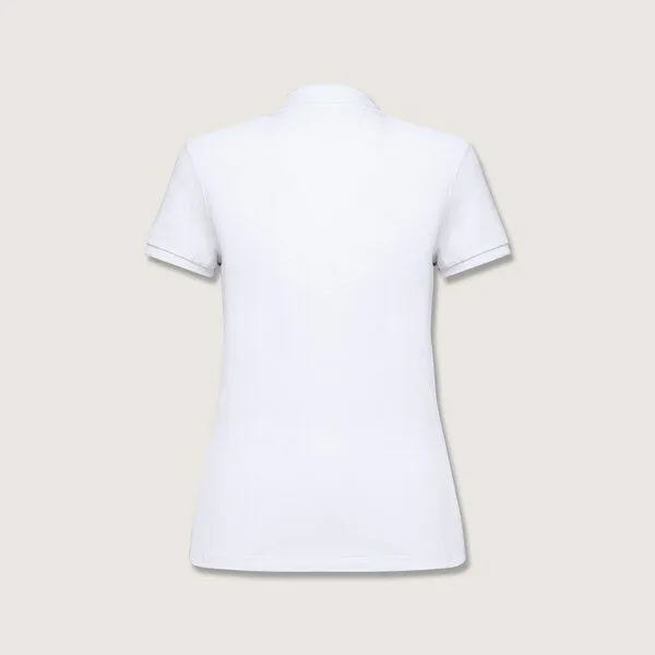 YTWOO YTWOO Damen Piqué-Poloshirt Midweight, Weiß, – Produktbild 2 von 3