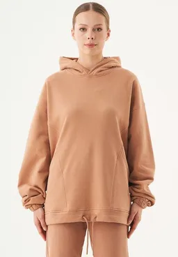 ORGANICATION ORGANICATION ESSENTIALS-HANDE- Soft Touch Oversize Hoodie aus Bio-Baumwolle – Produktbild 1 von 1