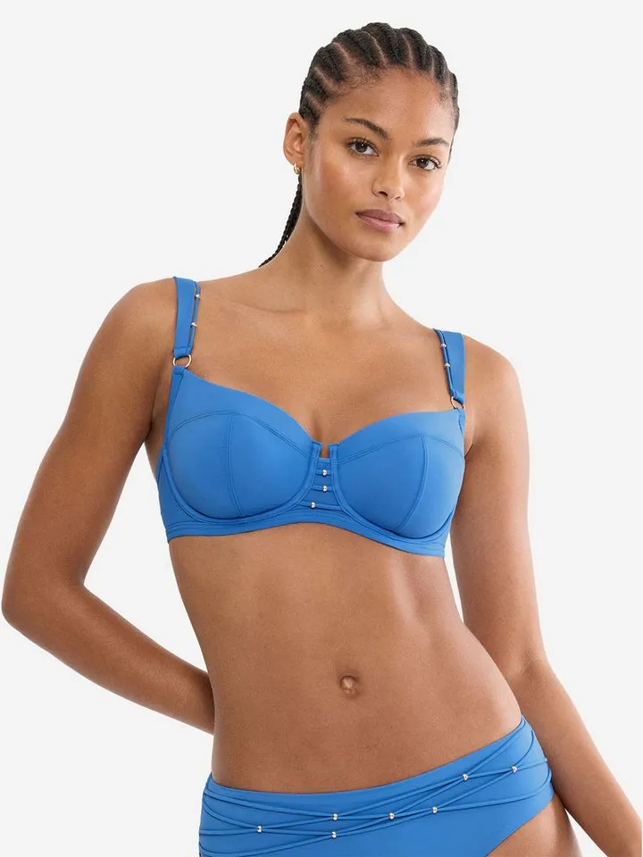 Triumph Triumph Bügel-Bikini-Top Red Label Palina Love by the Sea, Bademode,Bikini,Bügel-Bikini-Top, Blau, – Produktbild 1 von 5