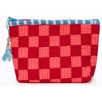KIKOONI KIKOONI Geldbörsen | kleine Taschen | Passtasche "Mini Traveler", Bold checks love, – Produktbild 1 von 1
