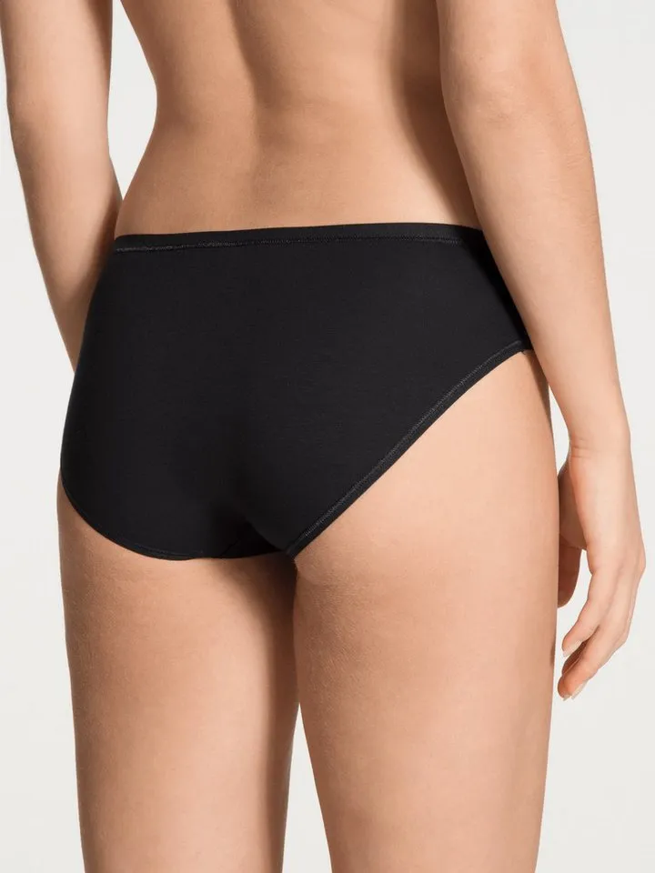 CALIDA CALIDA Slip Benefit Women (2er Pack) elastisch, Single Jersey-Qualität, weich, Basic, Schwarz, – Produktbild 3 von 3