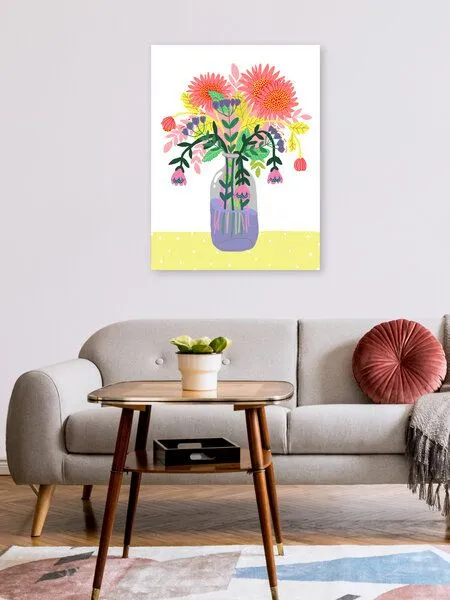 Photocircle Photocircle Poster / Leinwandbild - Flowers in a bottle – Produktbild 2 von 4