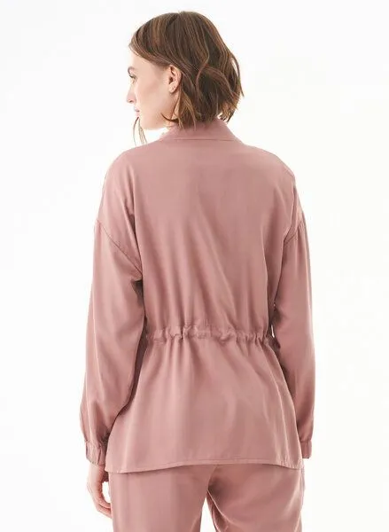ORGANICATION ORGANICATION Jacke aus LENZING ECOVERO, Rosa(misty rose), – Produktbild 4 von 4