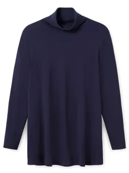 sheego Rollkragenshirt marine – Produktbild 1 von 1