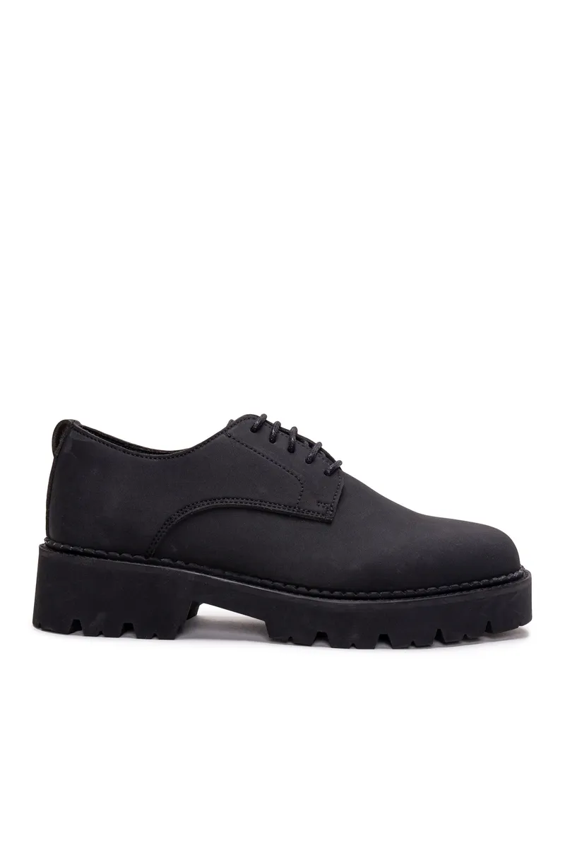 NAE NAE Damen vegan Derby Helen Black, Schwarz, – Produktbild 2 von 2