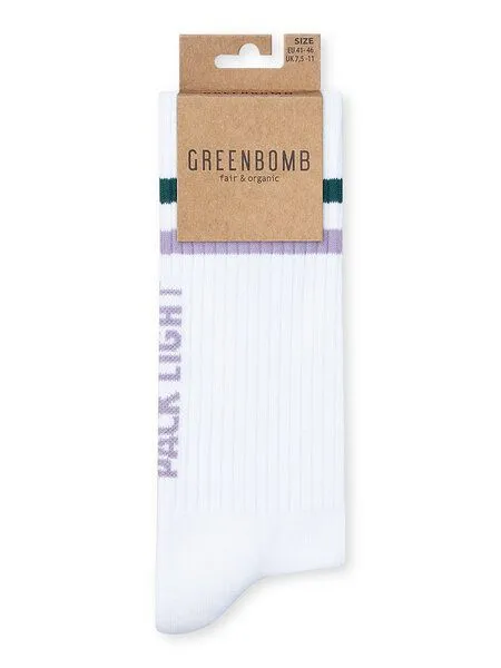 GreenBomb GreenBomb Pack Light Tennis Socks aus Bio-Baumwoll Mix, Weiß (weiß), – Produktbild 1 von 2