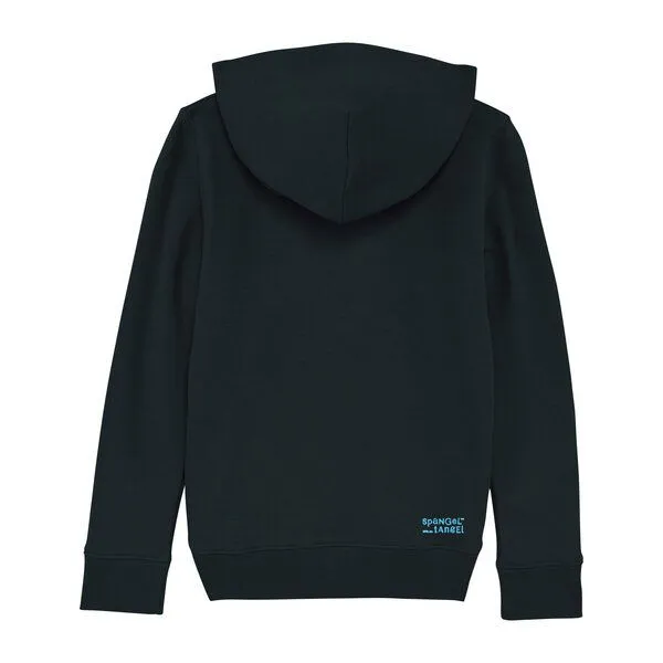 Spangeltangel Spangeltangel Kinder-Hoodie "Axolotl", Schwarz, – Produktbild 4 von 4