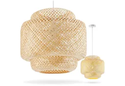 TECTAKE TECTAKE Deckenleuchten Deckenlicht im Boho-Stil mit Stahlgestell, 40 W, 40 x 39 cm, geflochtene Struktur in Korboptik, inkl. Montagematerial – Produktbild 1 von 1