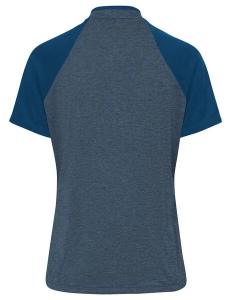 Vaude VAUDE T-Shirt Women's Tamaro HZ Shirt IV, Dark sea uni, – Produktbild 3 von 4