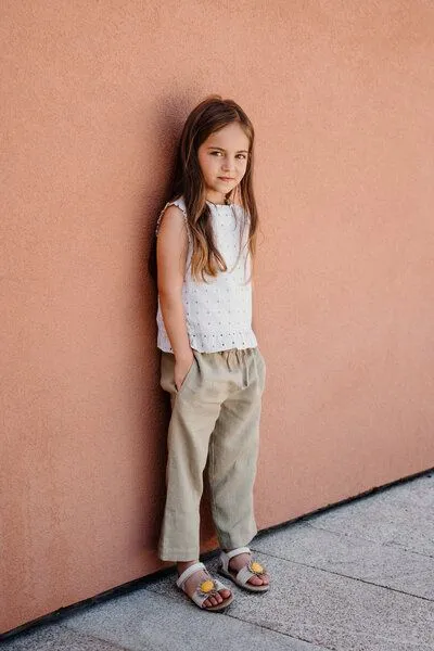 PETER JO PETER JO Hose Dawn, Olive, – Produktbild 2 von 3