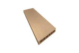 woodstore24 woodstore24 Resysta Terrassendiele, 200 x 20 mm, in Länge 4 m einseitig geriffelt / glatt, gebürstet, mit seitl. Nut – Produktbild 1 von 1