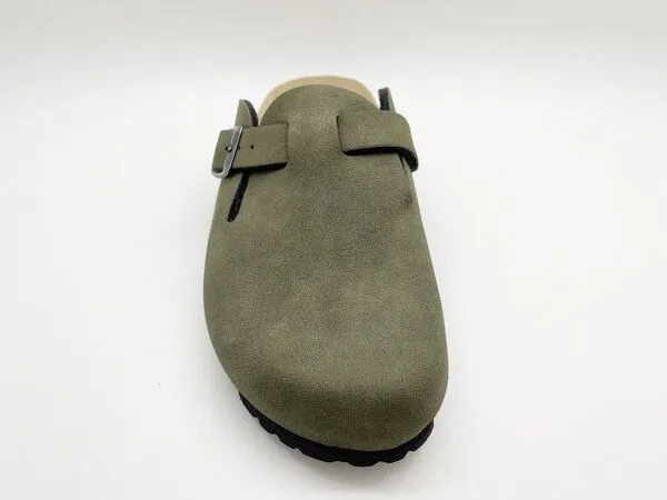 thies Vegane thies Eco Bio Clogs Men, Khaki (olive), – Produktbild 3 von 3