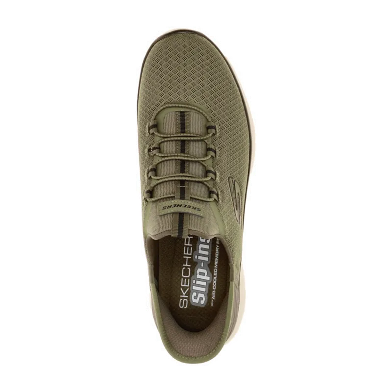 Skechers Skechers Summits Schuhe grün olive SLIP-INS 232457 für Herren, oliv, Größe 49 ½ EU, Oliv, – Produktbild 7 von 8