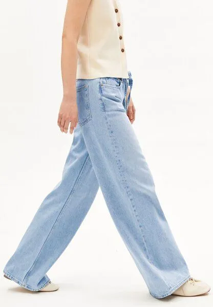 ARMEDANGELS ARMEDANGELS ASTRAEAAS Damen Wide Jeans Bio-Baumwoll Mix, Blue, – Produktbild 5 von 7