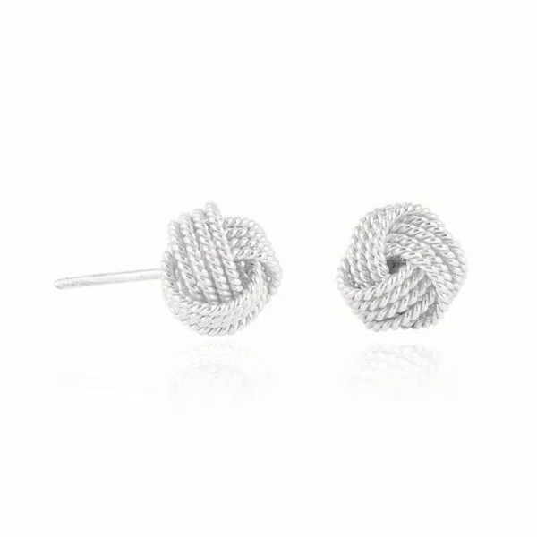 pakilia pakilia Silber Ohrstecker Knoten verschlungen Fair-Trade und handmade – Produktbild 1 von 4