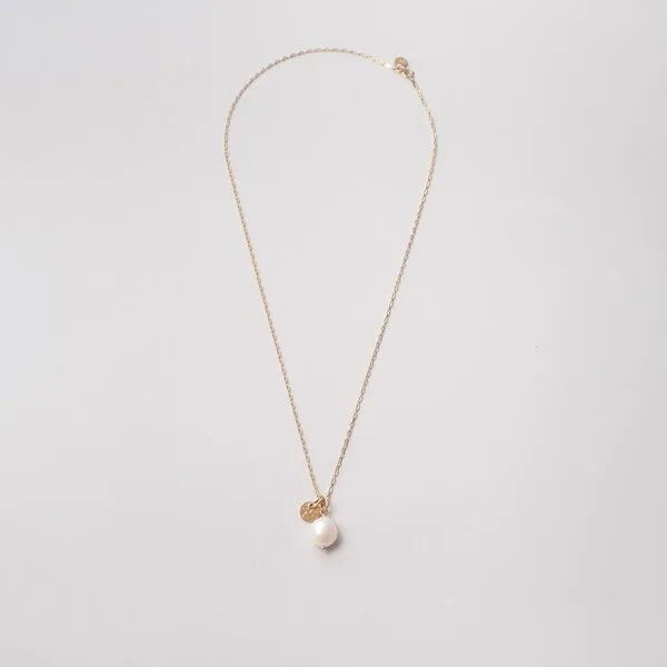 fejn jewelry fejn jewelry Kette big pearl, Gold, – Produktbild 1 von 3