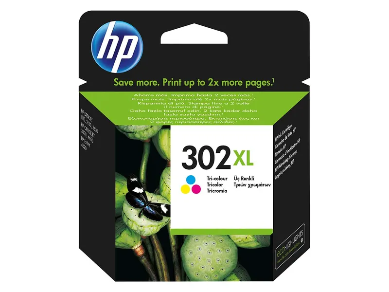 Hewlett Packard hp Druckkopf F6U67AE, Nr. 302 XL color – Produktbild 1 von 1