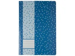 Schnellhefter "color-points" DIN A4 aus Recyclingkarton 400 g/m², blau – Produktbild 1 von 1