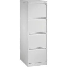 C+P C+P Hängeregistraturschrank einbahnig, 4 Schubladen, lichtgrau – Produktbild 1 von 1