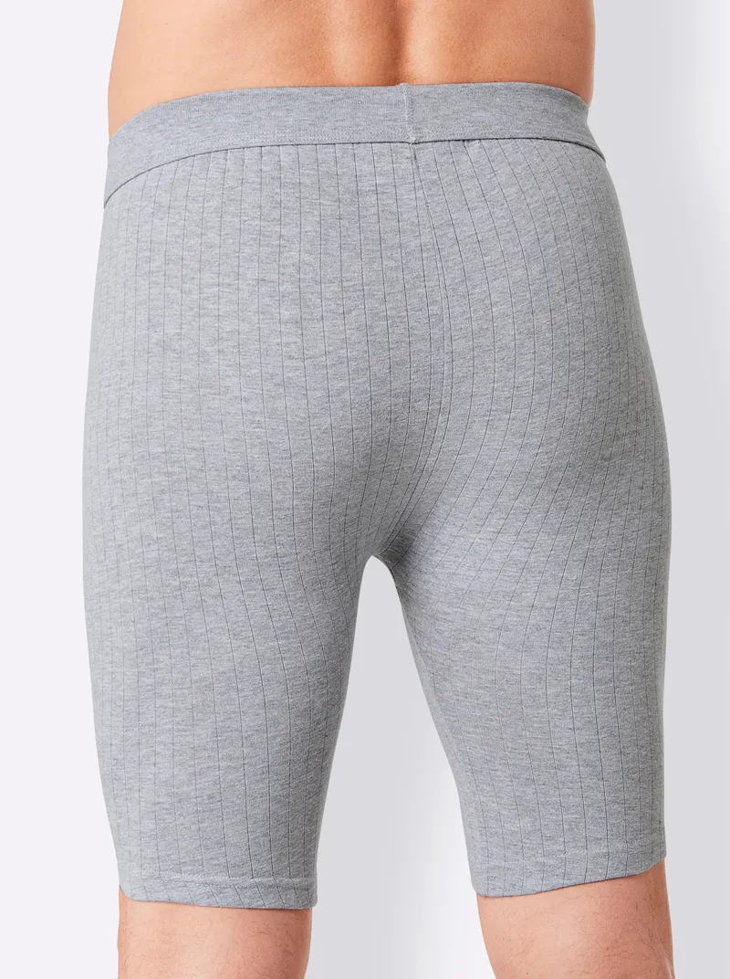 wäschepur men Hose knielang grau-meliert, Grau-meliert, – Produktbild 2 von 2