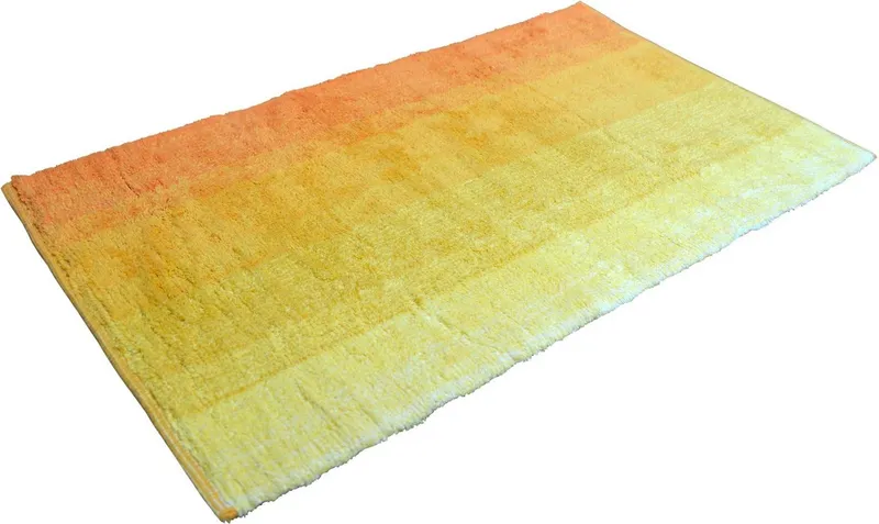 dyckhoff dyckhoff Badematte Colori 09285, Höhe 14 mm, fußbodenheizungsgeeignet, Bio-Baumwolle, rechteckig, Gelb, – Produktbild 4 von 5